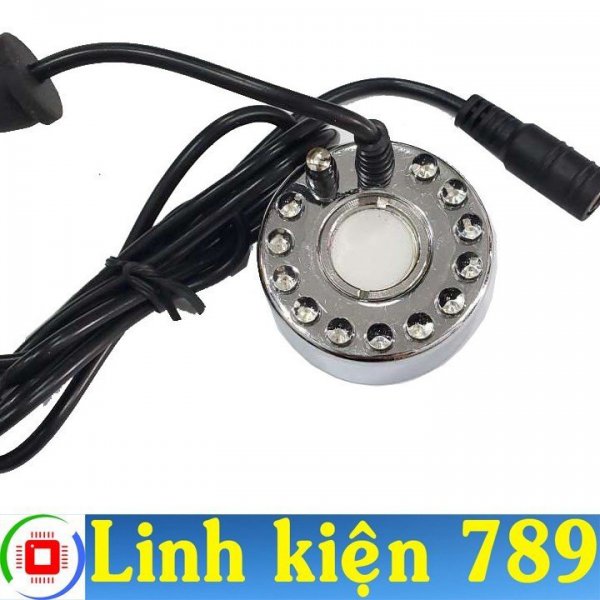 Động cơ phun sương SIÊU ÂM 24VDC 12 LED màng 20mm